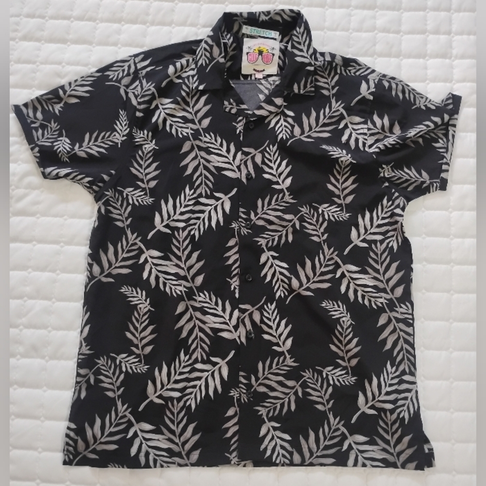 Good vibes button down shirt size xl